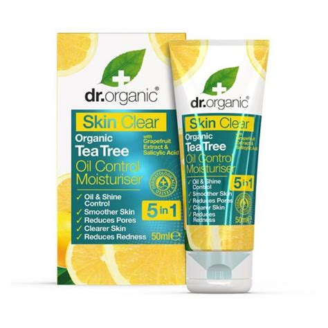 Dr Organic Tea Tree Oil Control Moisturiser - 50ml - Shop on Click