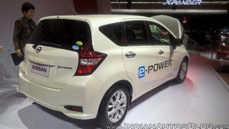 Nissan Note e-POWER rear three quarters at GIIAS 2017