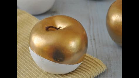 DIY Crafting: Golden Apples Centerpiece - YouTube