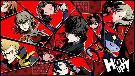 ArtStation - Persona 5 Royal "Hold Up!" Shattered Glass Group Collage