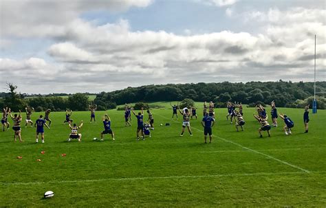 University of Bath rugby players start pre-season build-up at Bath Rugby's Farleigh House - Team ...