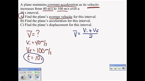 06 Average Velocity Problem - YouTube