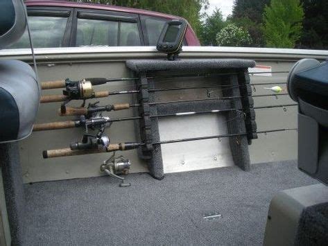 rod holder | Jon boat, Aluminum boat, Boat storage