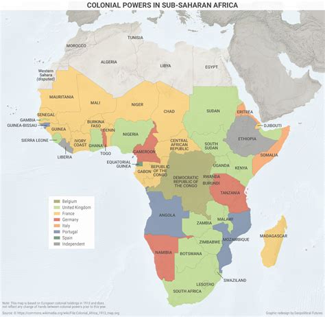 Sub Saharan Africa Political Map