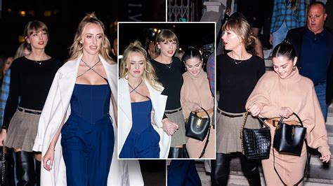 Taylor Swift, Selena Gomez, Brittany Mahomes spotted in NYC ahead of Travis Kelce’s game in ...