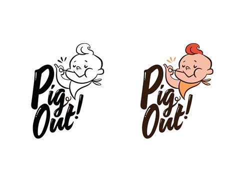 Pig Out! Logo Concept on Behance