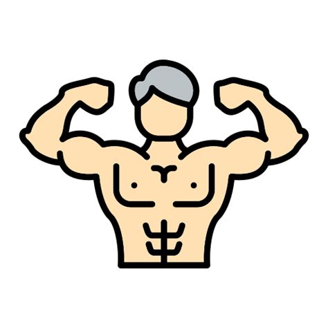 Muscle man - free icon