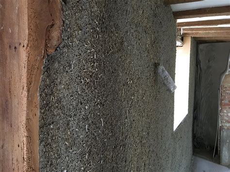 sprayed hempcrete internal solid wall insulation — Hempcrete by William Stanwix