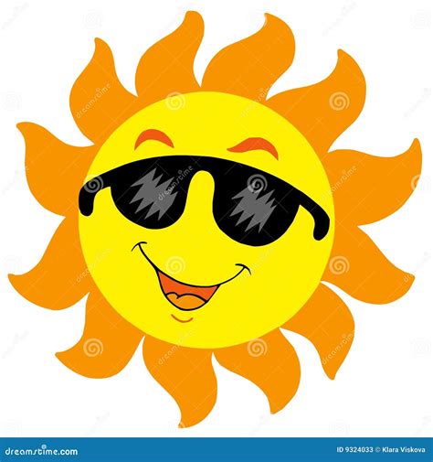 Cartoon Sun With Sunglasses Stock Photos - Image: 9324033