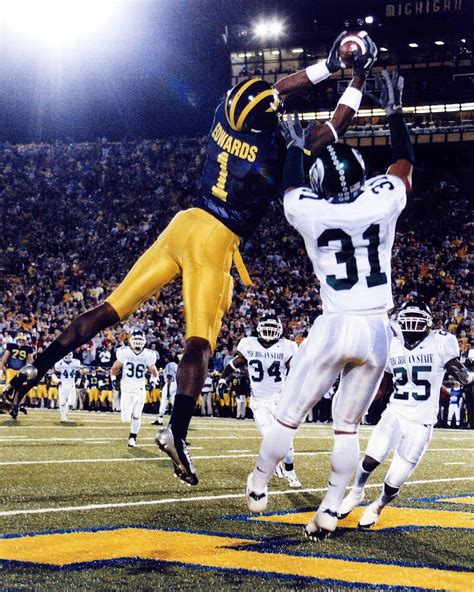 BRAYLON EDWARDS | Michigan wolverines football, Braylon edwards ...