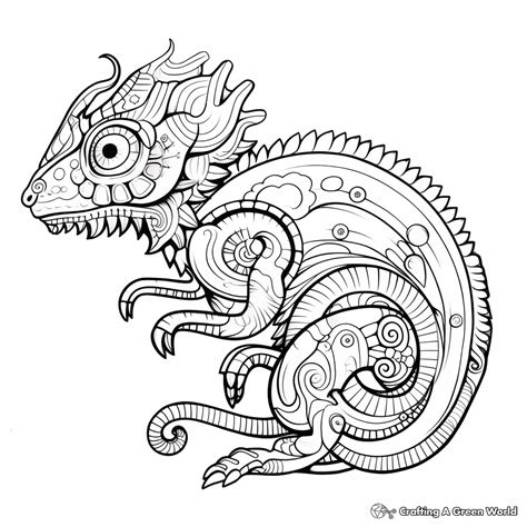 Lizard Coloring Pages - Free & Printable!