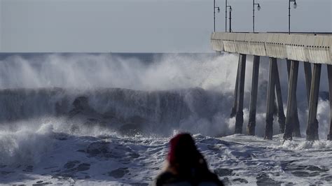 A storm brought some of the largest waves ever recorded off the California coast last week. One ...