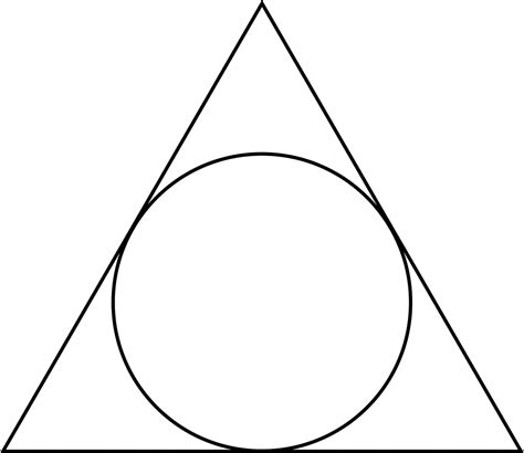 Triangle Circumscribed About A Circle | ClipArt ETC