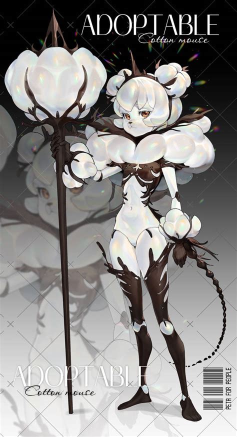 (open)Cotton Mouse adopt auction by Pita-potato on DeviantArt