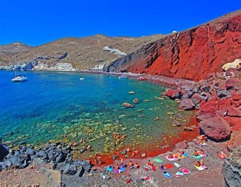 i-lovegreece.com - Kokini Paralia (Red Beach) in Santorini