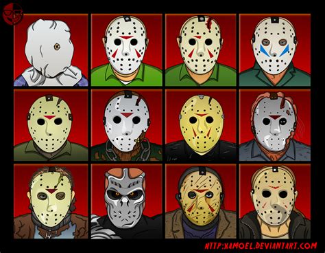 Evolution of Jason Voorhees’ Hockey Mask [Friday the 13th]