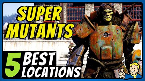 Fallout 76 Best Super Mutant Locations Season Challenges - YouTube