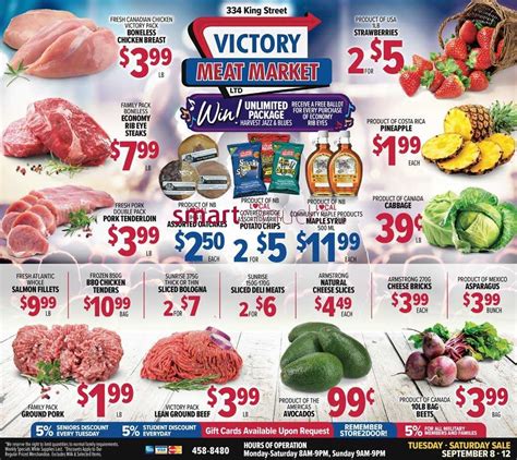 Victory Meat Market Flyer September 8 to 12