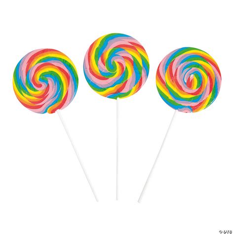 Jumbo Swirl Lollipops