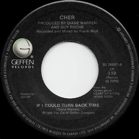 Cher - If I Could Turn Back Time (1989, Vinyl) | Discogs