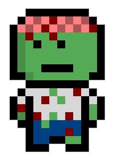 Pixel art Zombie - Pixel Art