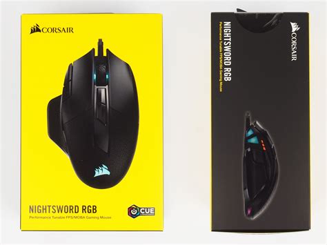 Corsair Nightsword RGB Review - Packaging & Shape | TechPowerUp