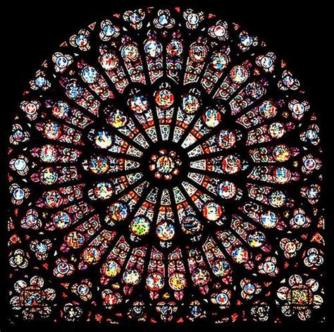 Rose window, Notre Dame Cathedral, Paris | Beach glass art, Tiffany ...