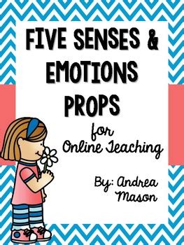 Five Senses & Emotions Props for Online Teaching (VIPKid, gogokid)