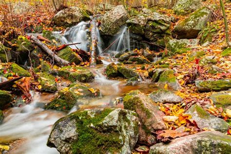 Mountain Stream Waterfall stock photo. Image of foliage - 140429316