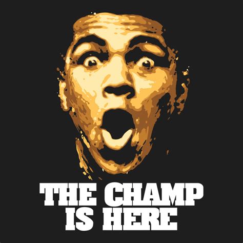 Custom The Champ Is Here Classic T-shirt By Parashiel - Artistshot