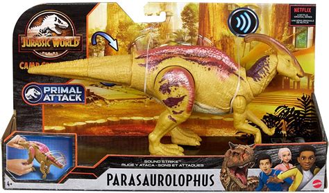 Jurassic World Camp Cretaceous Parasaurolophus Action Figure Sound ...