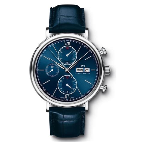 A desirable IWC Portofino Chronograph blue dial | Watches for men, Iwc ...