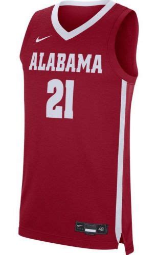 Alabama Crimson Tide Jersey History - Basketball Jersey Archive