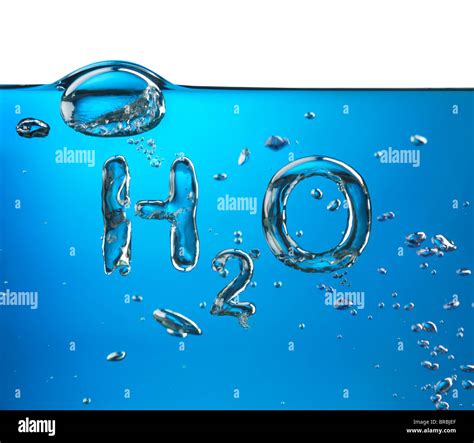 License available at MaximImages.com - Formula of Water H2O made by ...