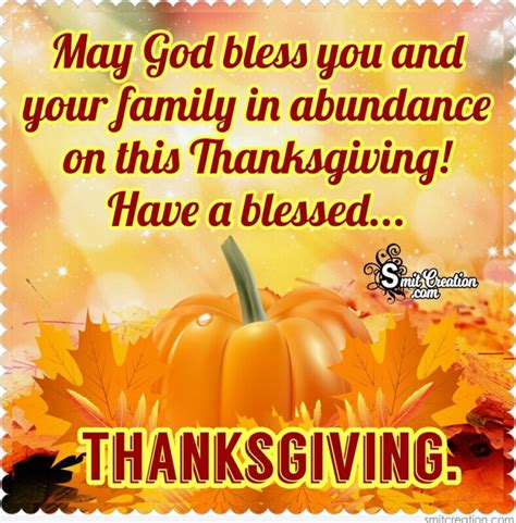 Have A Blessed Thanksgiving - SmitCreation.com