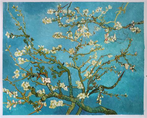 Branches with Almond Blossom 1885 - Vincent van Gogh Paintings