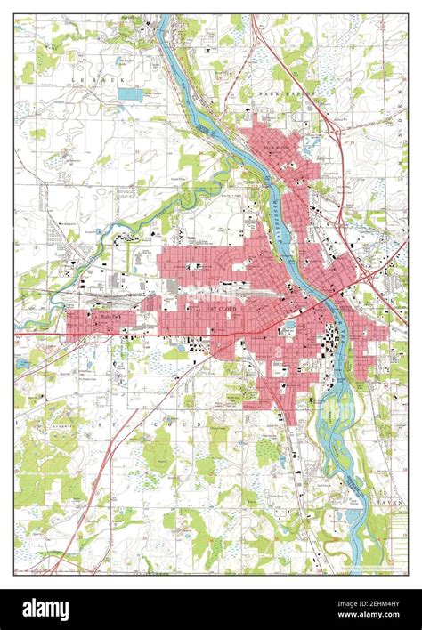 Map of st cloud minnesota hi-res stock photography and images - Alamy