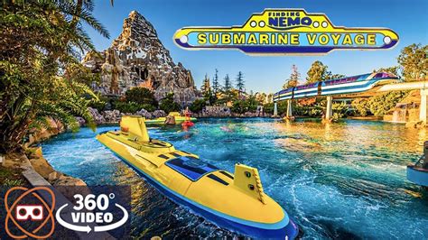 [5K 360] Disneyland Finding Nemo Submarine Ride - Disney 360° POV - YouTube