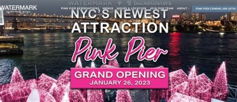 Think pink! Pier 15 goes completely pink ahead of Valentine’s Day | New in NYC | Flipboard