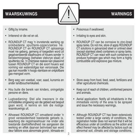 Roundup CT Label - Monsanto