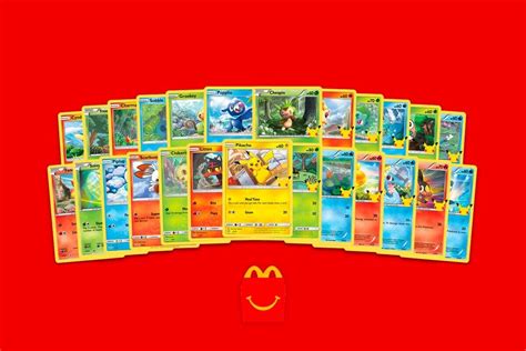 McDonalds Pokemon 25th Anniversary - Choose your card! All Cards ...