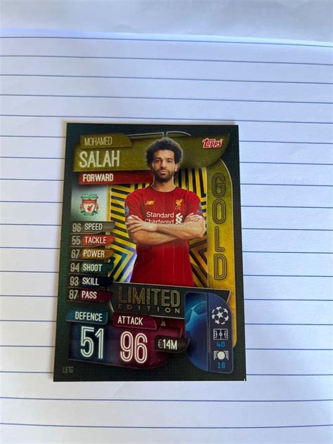 Gold limited edition Mohamed Salah, Hobbies & Toys, Toys & Games on ...