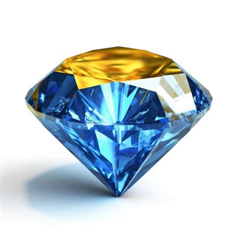 Premium AI Image | Blue Diamond Big and Beautiful Jewel Exquisite and Stunning Gemstone for ...