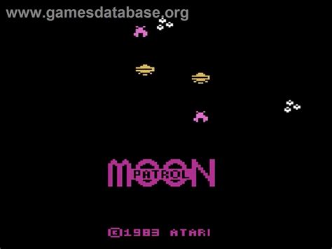 Moon Patrol - Atari 2600 - Artwork - Title Screen