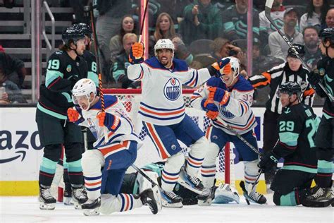 Edmonton Oilers End Losing Streak with Dominant Victory over Seattle ...