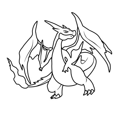 Charizard Color Page Charizard Pokemon Coloring Page - vrogue.co