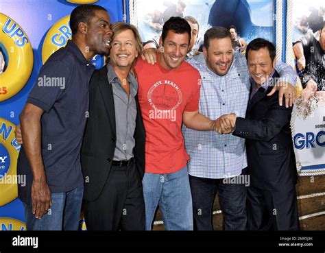 Chris Rock, David Spade, Adam Sandler, Kevin James and Rob Schneider ...