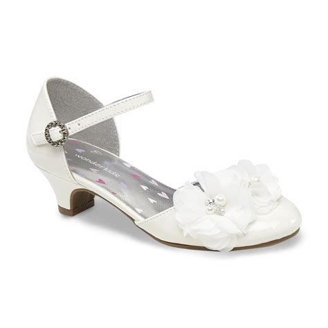 WonderKids Girl's Addie White Dress Shoe - Shoes - Baby & Kids Shoes ...