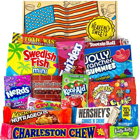 Buy American Sweets Gift Box - American Candy Sweet Box - Sweet Hamper ...