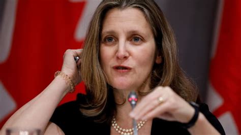 Chrystia Freeland / Live Chrystia Freeland Delivers Canada S Federal Budget Canada News The ...